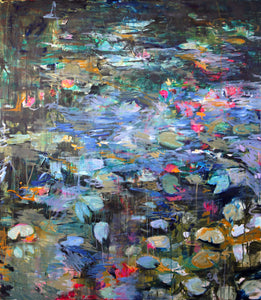 "Life in the pond" 119x139 cm