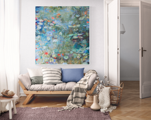Load image into Gallery viewer, ”Reflections in Bloom” 130x140 cm